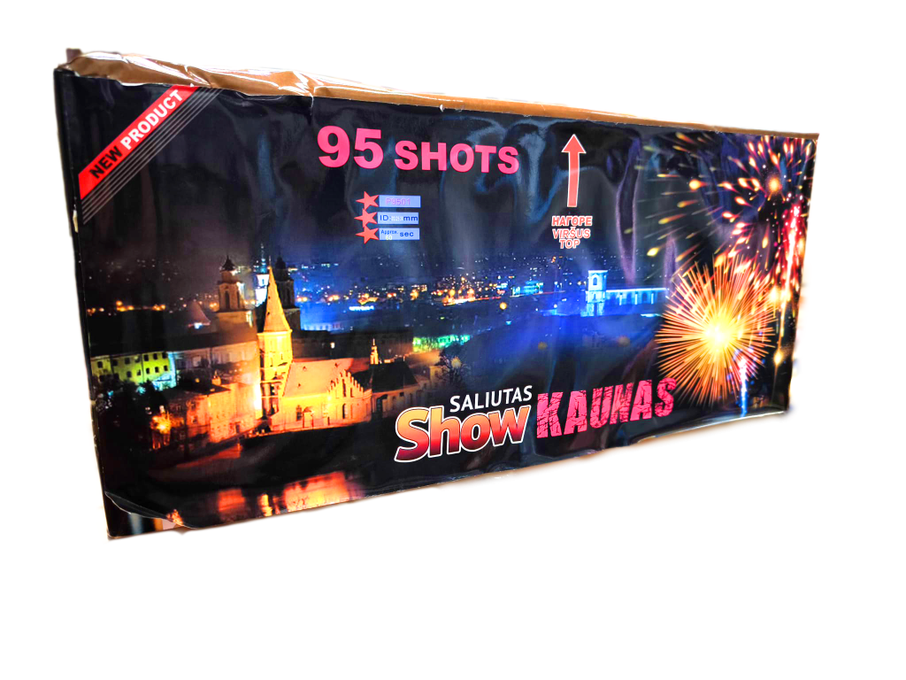 Fejerverkas “KAUNAS” 95 šūvių