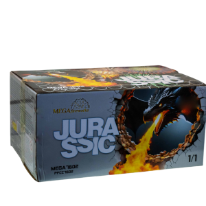Fejerverkas 76 šūvių baterija Mega7602 „Jurassic”