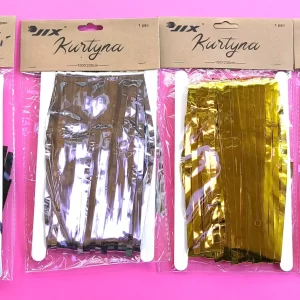 Blizganti foto sienelė, užuolaida, įvairių spalvų 100-200