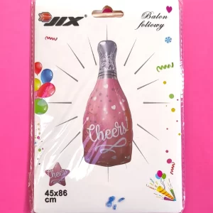 Folinis balionas "Cheers šampanas" +18