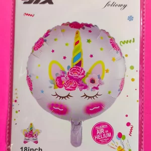 Folinis balionas "Vienaragis - apvalus"