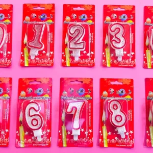 Gimtadienio žvakutės - Skaičiai